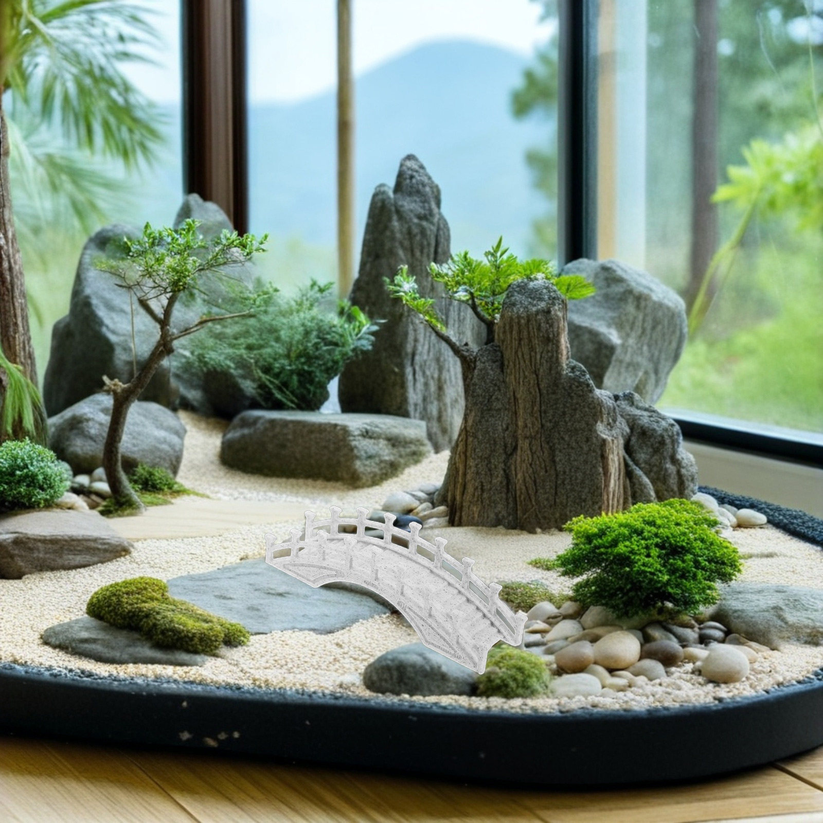 Miniature Arch Bridge Garden B - огляд і ціна Aquarium Decor
