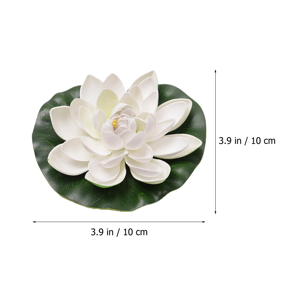 8Pcs Simulation Lotus Floating - огляд і ціна Aquarium Plants