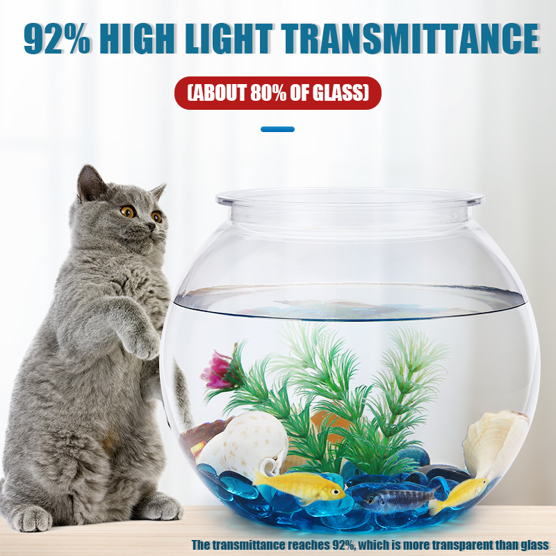 Fish Bowl Plastic L M S Sizes  - огляд і ціна Betta Fish Tank
