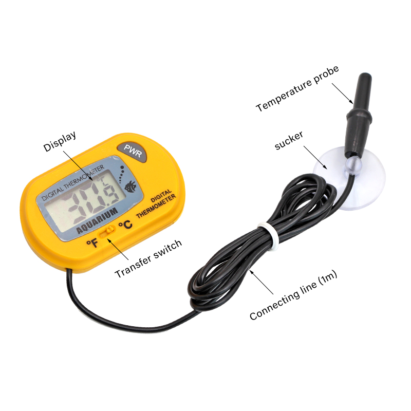 Fish Tank Thermometer LCD Digi - огляд і ціна Fish Tank Heater