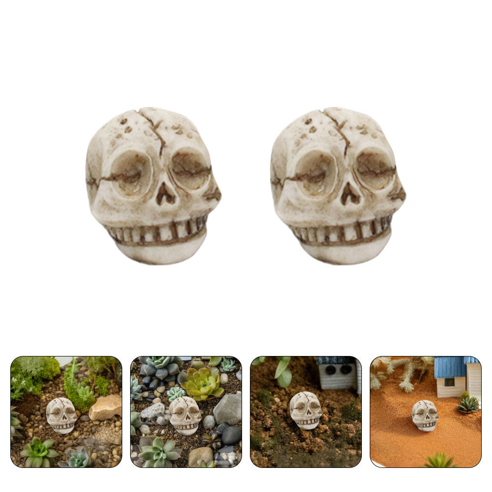20Pcs Resin Skull Ornament Out - огляд і ціна Aquarium Decor