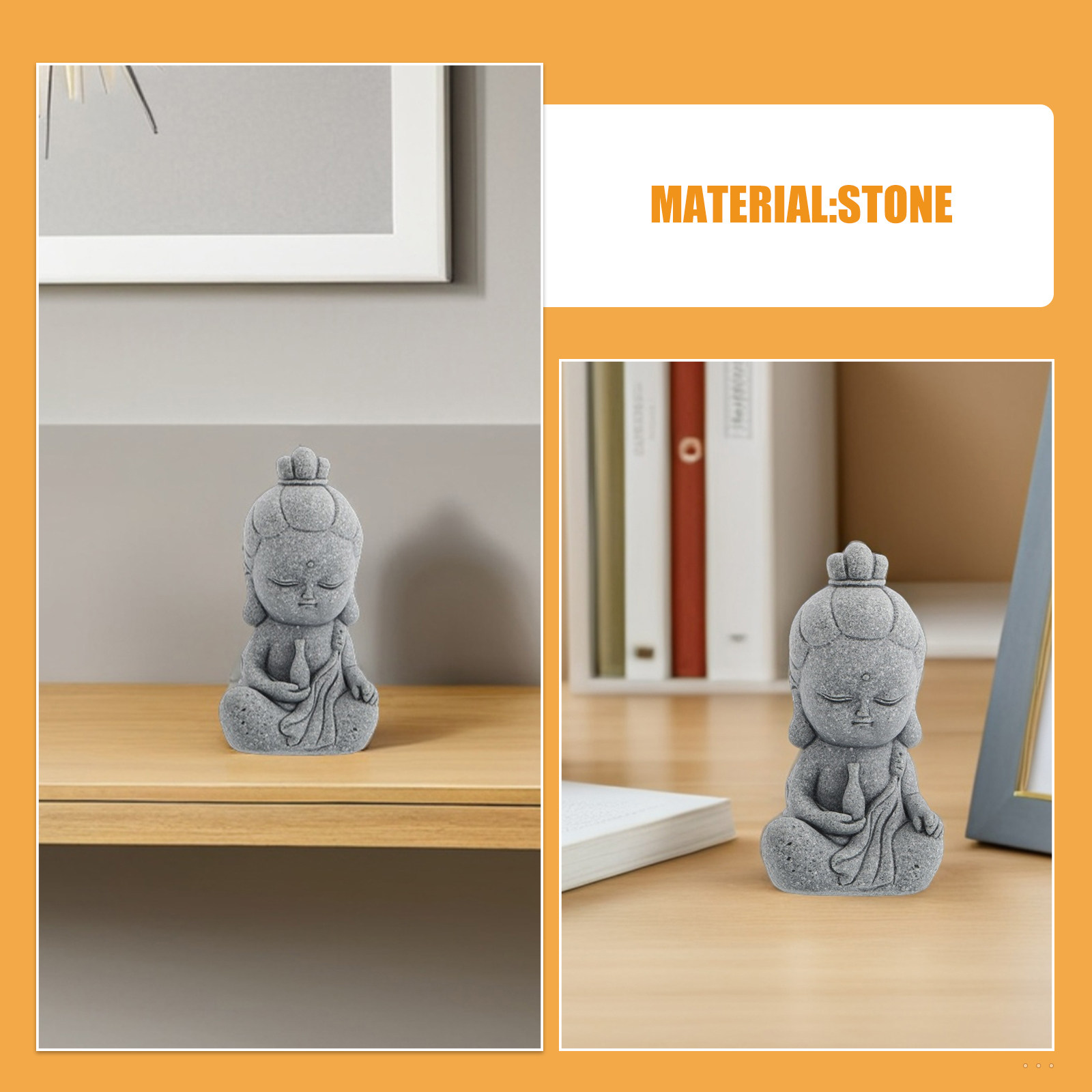 Mini Guan Yin Buddha Sandstone - огляд і ціна Aquarium Decor