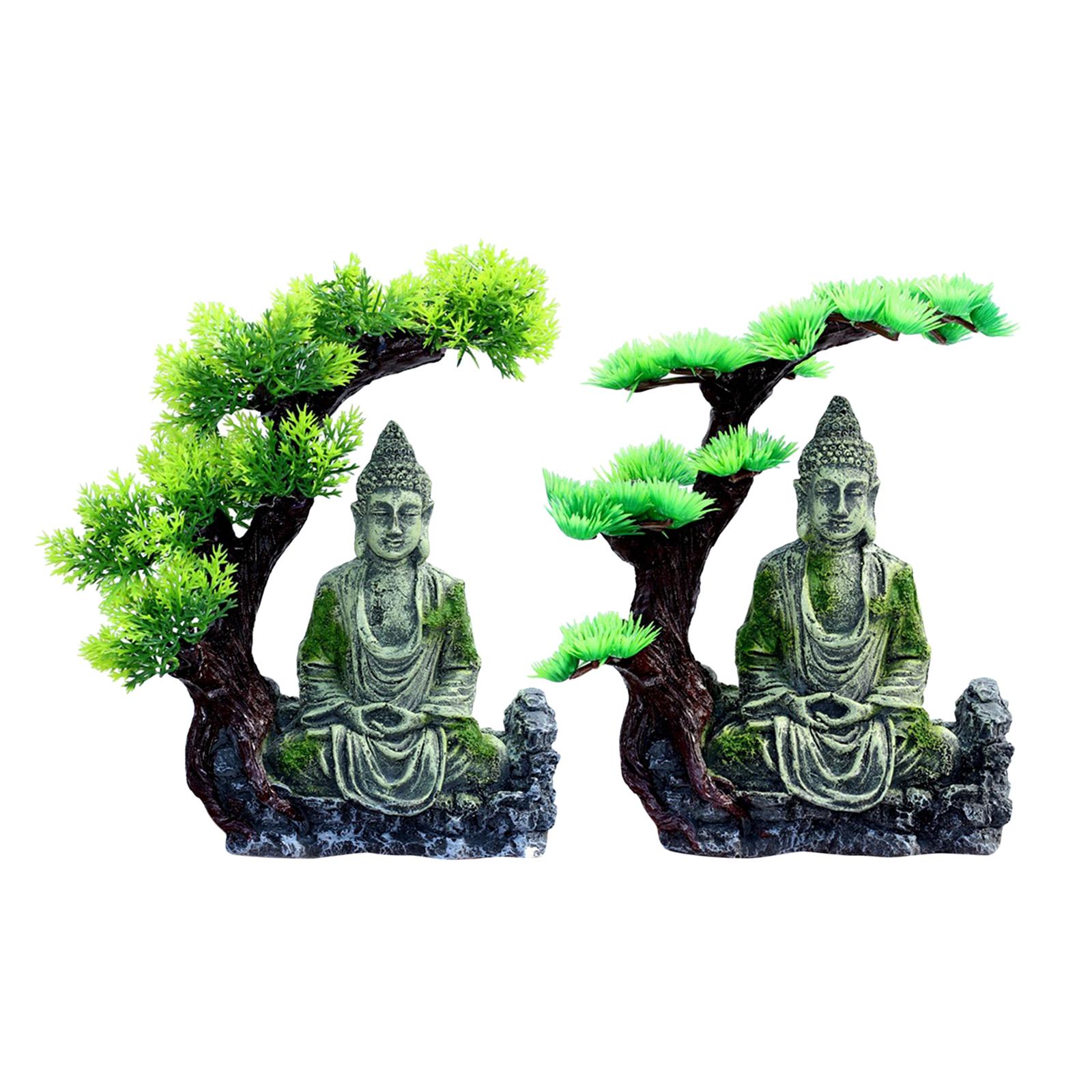 Buddha Statue Aquarium Decorat - огляд і ціна Betta Fish Tank